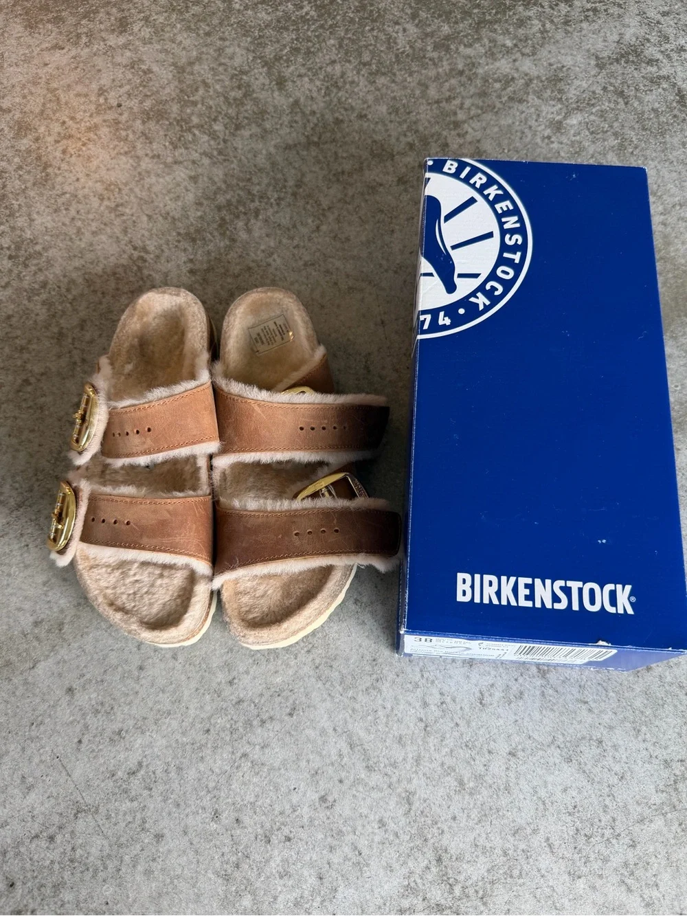 Birkenstock Arizona Big Buckle Shearling 38